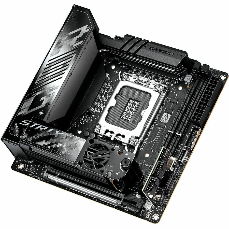 Asus ROG Strix STRIX Z890-I GAMING WIFI Gaming Desktop Motherboard - Intel Z890 Chipset — ROG-STRIXZ890-IGAMINGWIFI