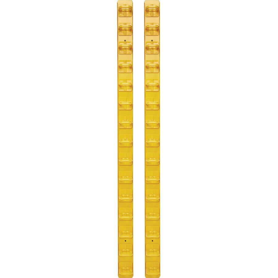 Eaton Tripp Lite Series Vertical Cable Manager - Flexible Rings, Yellow, 6 ft. (1.8 m) — SRCABLERINGVRTF