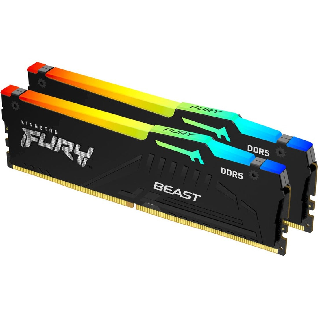 Kingston FURY Beast 64GB (2 x 32GB) DDR5 SDRAM Memory Kit — KF552C40BBAK2-64