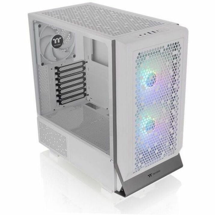 Thermaltake Ceres 300 TG ARGB Snow Mid Tower Chassis — CA-1Y2-00M6WN-00