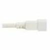 Eaton Tripp Lite Series Power Cord, C20 to C21 - Heavy-Duty, 20A, 250V, 12 AWG, 2.5 ft. (0.76 m), White — P035-2P5-AWH