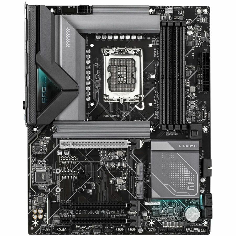 Gigabyte Ultra Durable B860 EAGLE WIFI6E Gaming Desktop Motherboard - Intel B860 Chipset - Socket LGA-1851 - ATX — B860 EAGLE WIFI6E