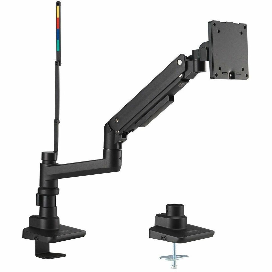 Kensington SmartFit Mounting Arm for Monitor, Clamp Mount, Grommet - Black Powder Coat - Landscape/Portrait — K58273NA