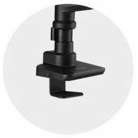Kensington SmartFit Mounting Arm for Monitor, Clamp Mount, Grommet - Black Powder Coat - Landscape/Portrait — K58273NA