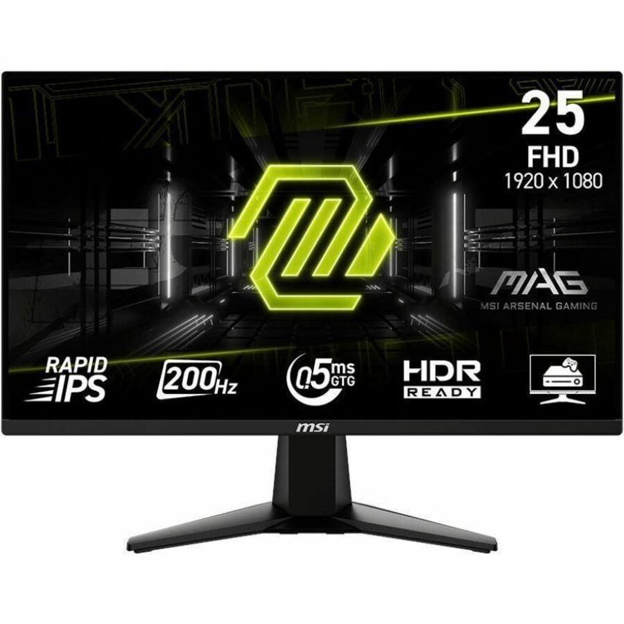 MSI MAG 255F E20 25" Class Full HD Gaming LCD Monitor - 16:9 - Metallic Black — MAG255FE20