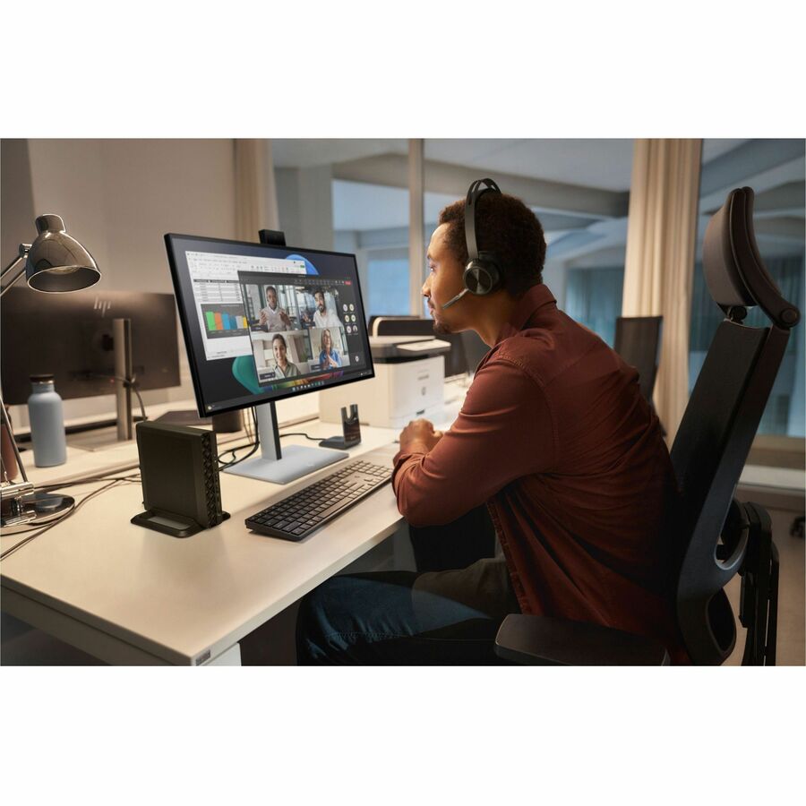 HP EliteDesk 8 G1i Desktop Computer - Intel Core Ultra 5 235T - vPro Technology - 32 GB - 512 GB SSD - Desktop Mini - Jack Black — BQ4B7UT#ABA