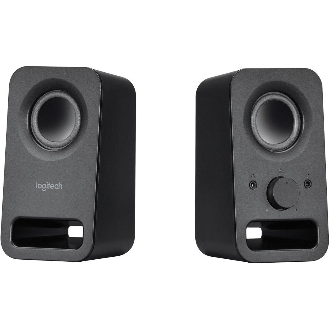 Logitech Multimedia Speakers Z150 with Clear Stereo Sound (Midnight Black, 3W RMS) — 980-000802