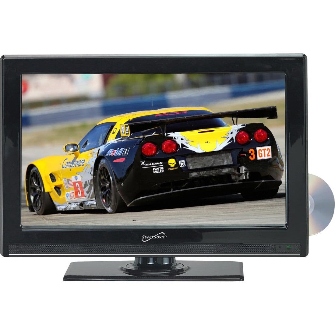 Supersonic SC-2412 24" TV/DVD Combo - HDTV - 16:9 - 1920 x 1080 - 1080p — SC-2412
