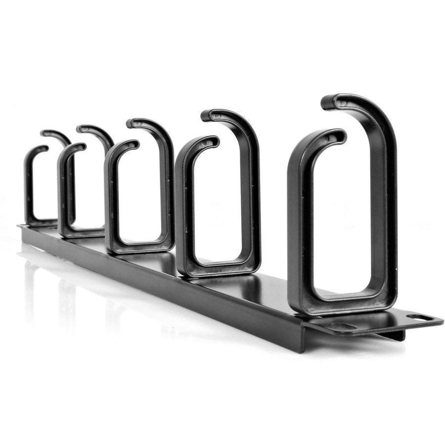 StarTech.com 1U 19in Metal Rackmount Cable Management Panel - Rack cable management kit - 1U — CABLMANAGER2