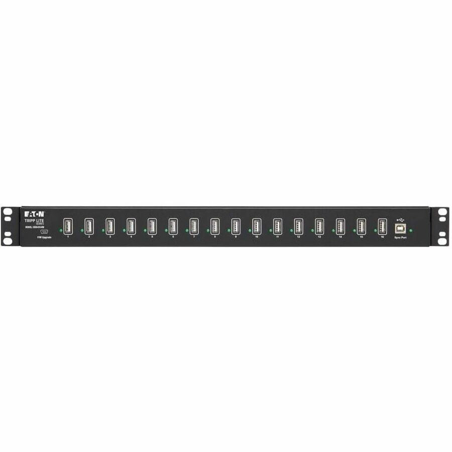 Eaton Tripp Lite Series 16-Port USB Charging Station with Syncing Function - 5V 40A / 200W USB Charger Output, TAA — U280-016-RM