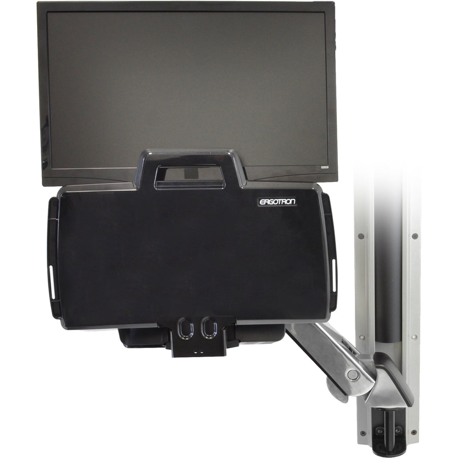 Ergotron StyleView Multi Component Mount for Notebook, Mouse, Keyboard, Monitor, Scanner - Polished Aluminum — 45-266-026