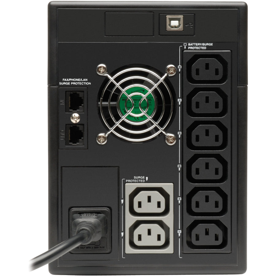 Eaton Tripp Lite Series SmartPro 230V 1.5kVA 900W Line-Interactive UPS, Tower, LCD, USB, 8 Outlets — SMX1500LCDT