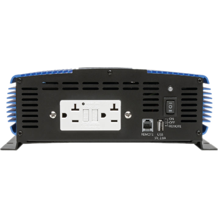 Eaton Tripp Lite Series 2000W Medium-Duty Compact Mobile Power Inverter with 2 AC/1 USB - 2.0A/Battery Cables — PINV2000