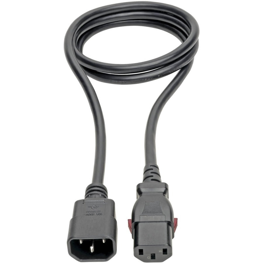 Eaton Tripp Lite Series Power Extension Cord, Locking C13 to C14 PDU Style - 10A, 250V, 18 AWG, 4 ft. (1.22 m) — P004-L04