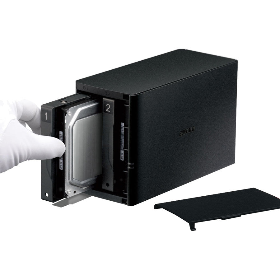 BUFFALO LinkStation SoHo 220 2-Bay Personal Cloud Office NAS 4TB (2x2TB) with Hard Drives Included — LS220D0402B