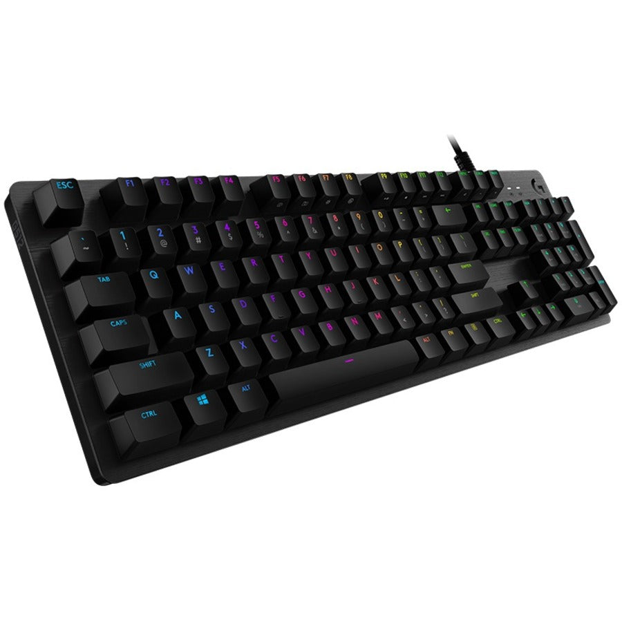 Logitech G512 RGB Mechanical Gaming Keyboard, GX Blue, USB Passthrough — 920-008936