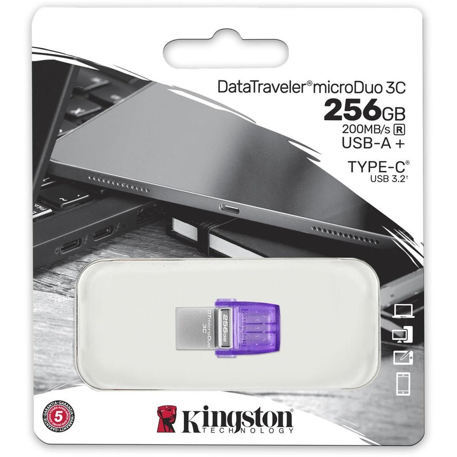 Kingston DataTraveler microDuo 3C USB Flash Drive — DTDUO3CG3/256GB