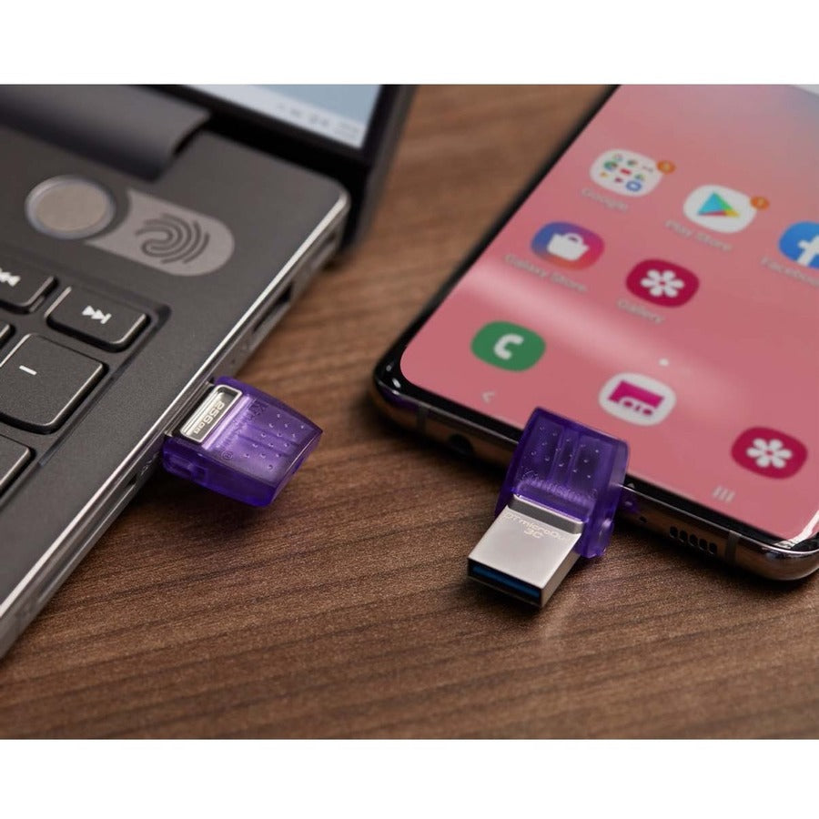 Kingston DataTraveler microDuo 3C USB Flash Drive — DTDUO3CG3/256GB
