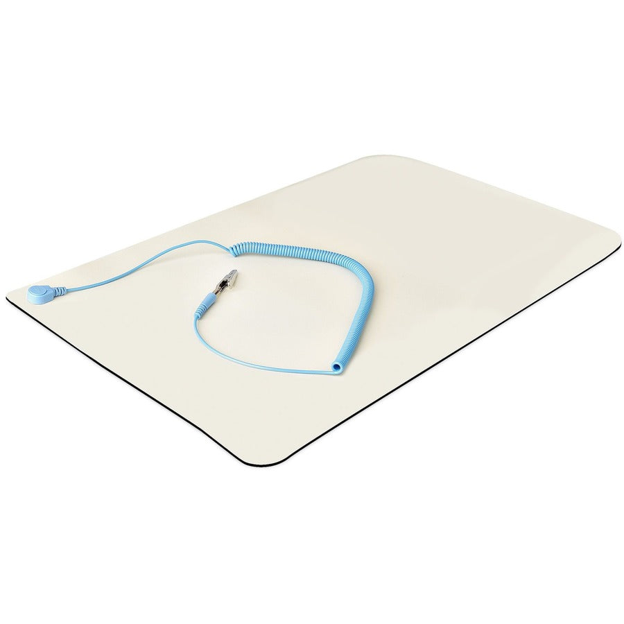 StarTech.com 11x18in Anti Static Mat, ESD Mat for Electronics Repair on Tables or Desks, Flexible Work Pad, Detachable Grounding Wire — SM-ANTI-STATIC-MAT