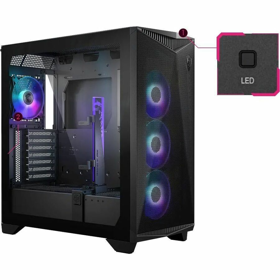 MSI MPG GUNGNIR 300R AIRFLOW Gaming Computer Case — GUN300RAIR