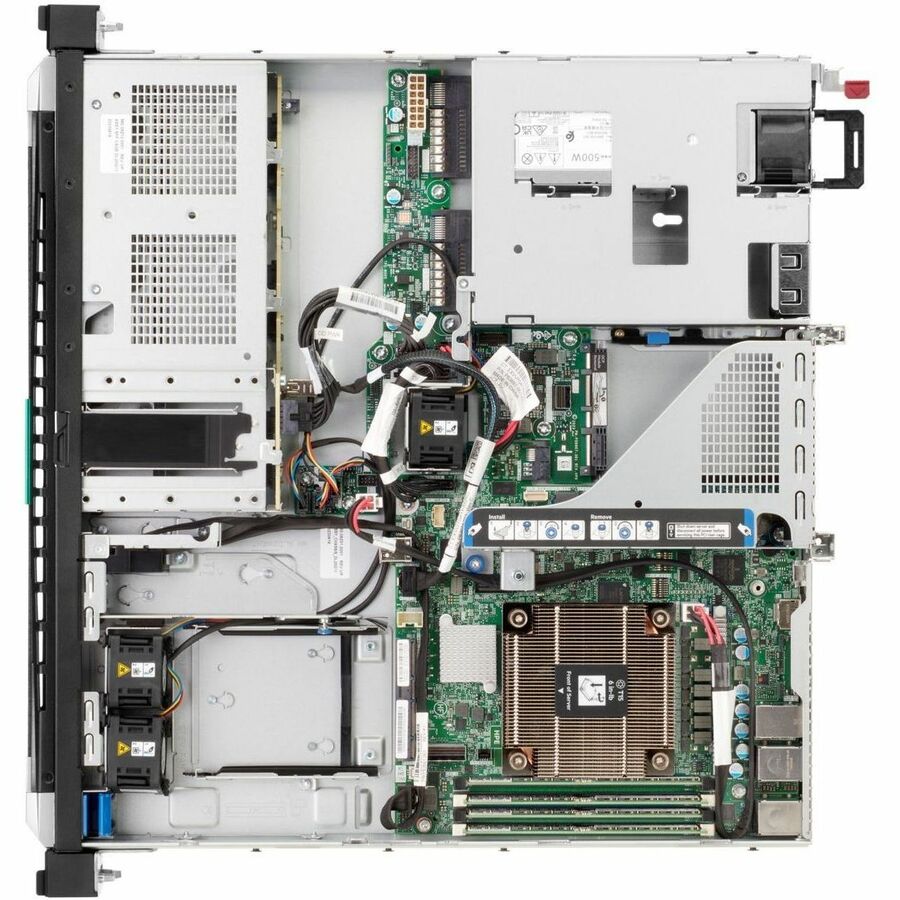 HPE ProLiant DL20 G11 1U Rack Server - 1 Xeon E-2434 3.40 GHz - 16 GB RAM - Serial ATA Controller — P65394-B21