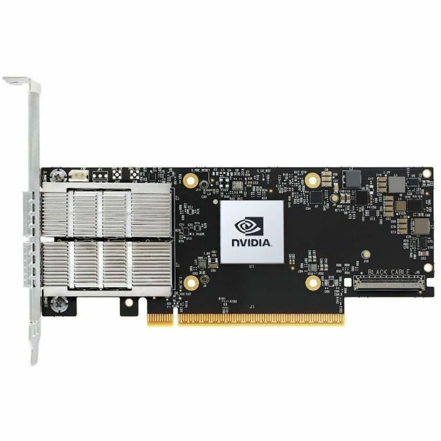 Lenovo ThinkSystem NVIDIA ConnectX-7 NDR200/200GbE QSFP112 2-port PCIe Gen5 x16 InfiniBand Adapter — 4XC7A81883
