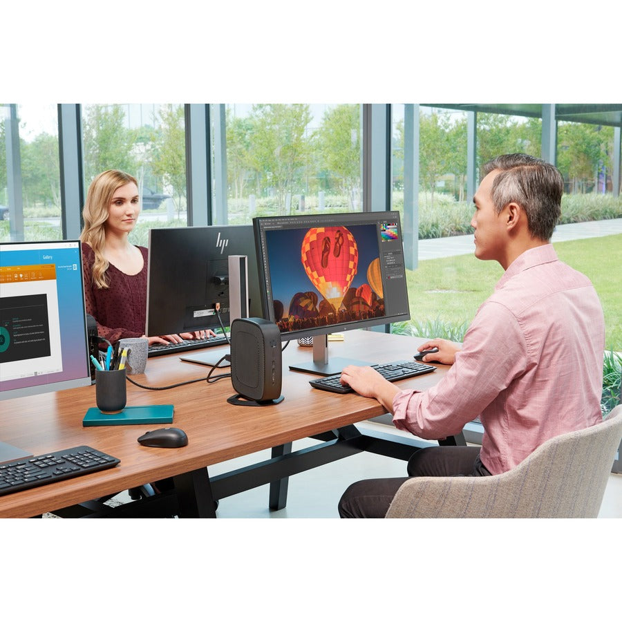 HP t740 Thin Client Ryzen V1756B Quad-core (4 Core) 3.25 GHz - TAA Compliant — 7E3D0UT#ABA