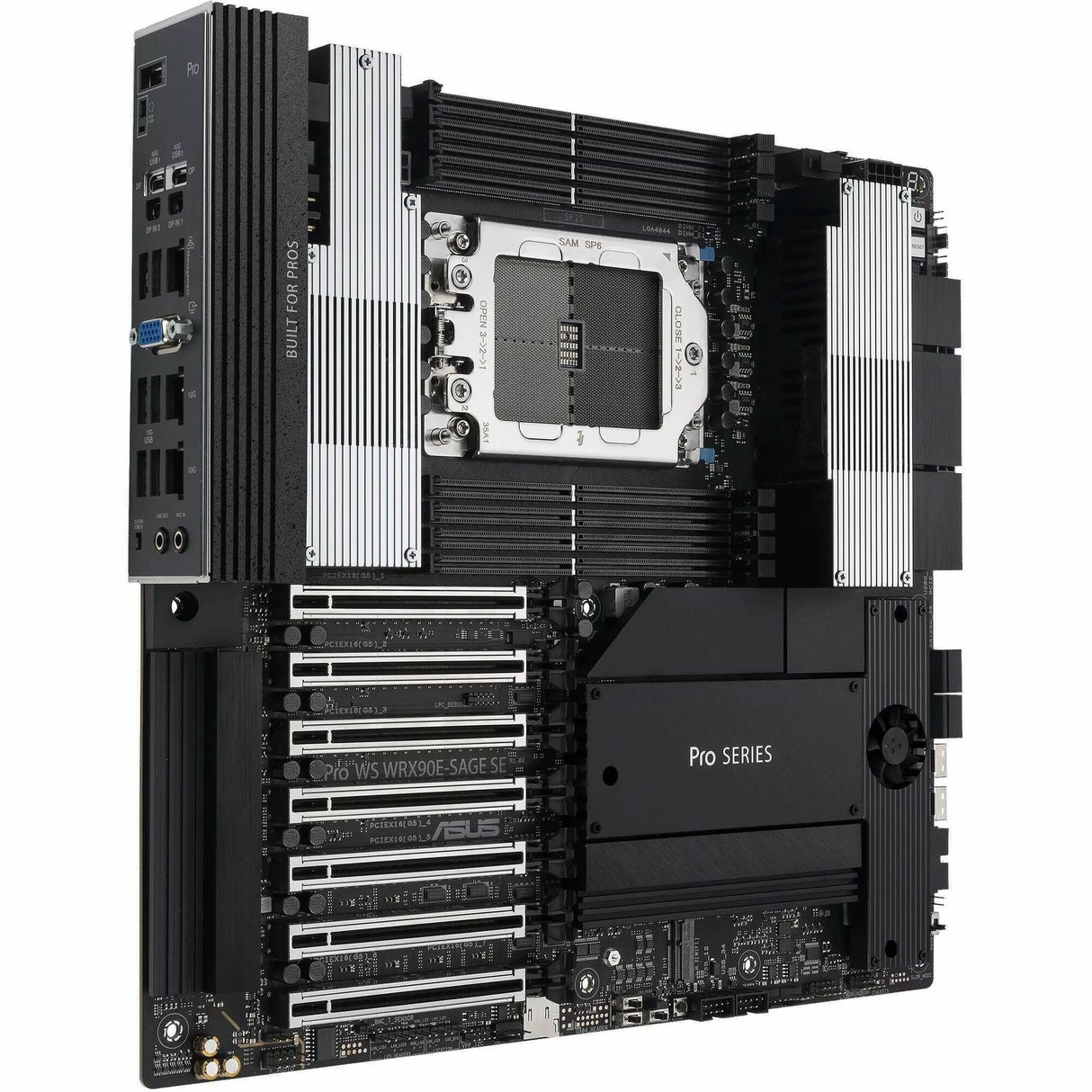 Asus WS WRX90E-SAGE SE Workstation Motherboard - AMD WRX90 Chipset - Socket sTR5 - SSI EEB — Pro-WS-WRX90E-SAGE-SE