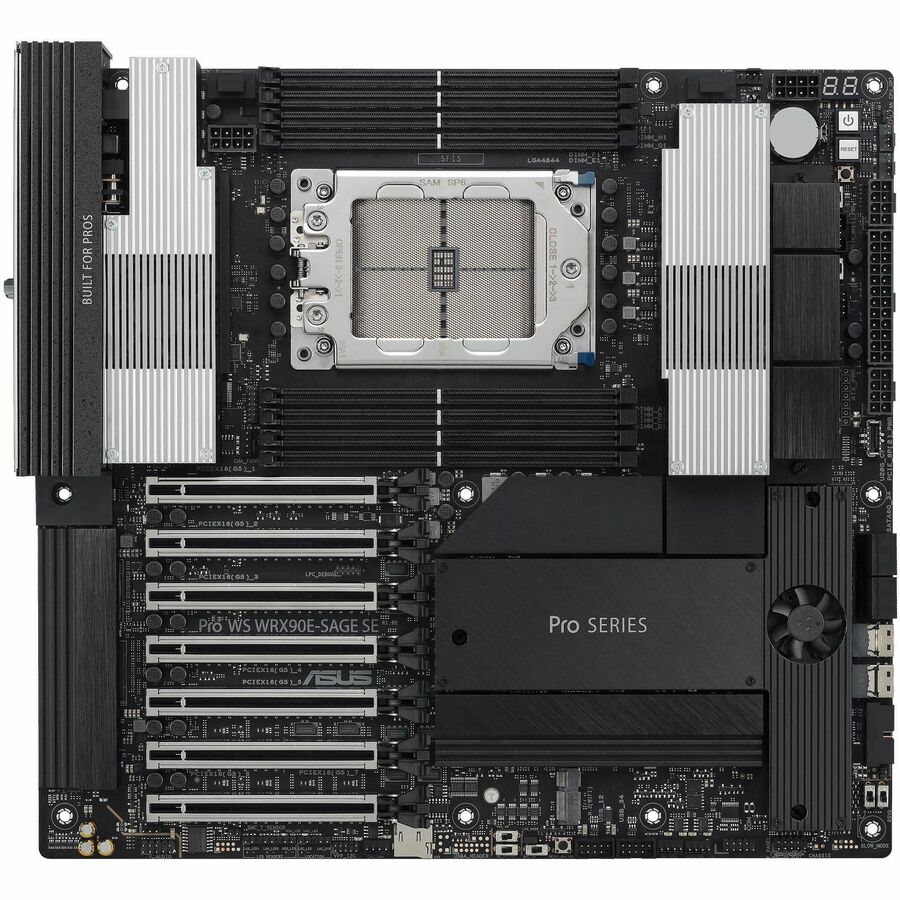 Asus WS WRX90E-SAGE SE Workstation Motherboard - AMD WRX90 Chipset - Socket sTR5 - SSI EEB — Pro-WS-WRX90E-SAGE-SE