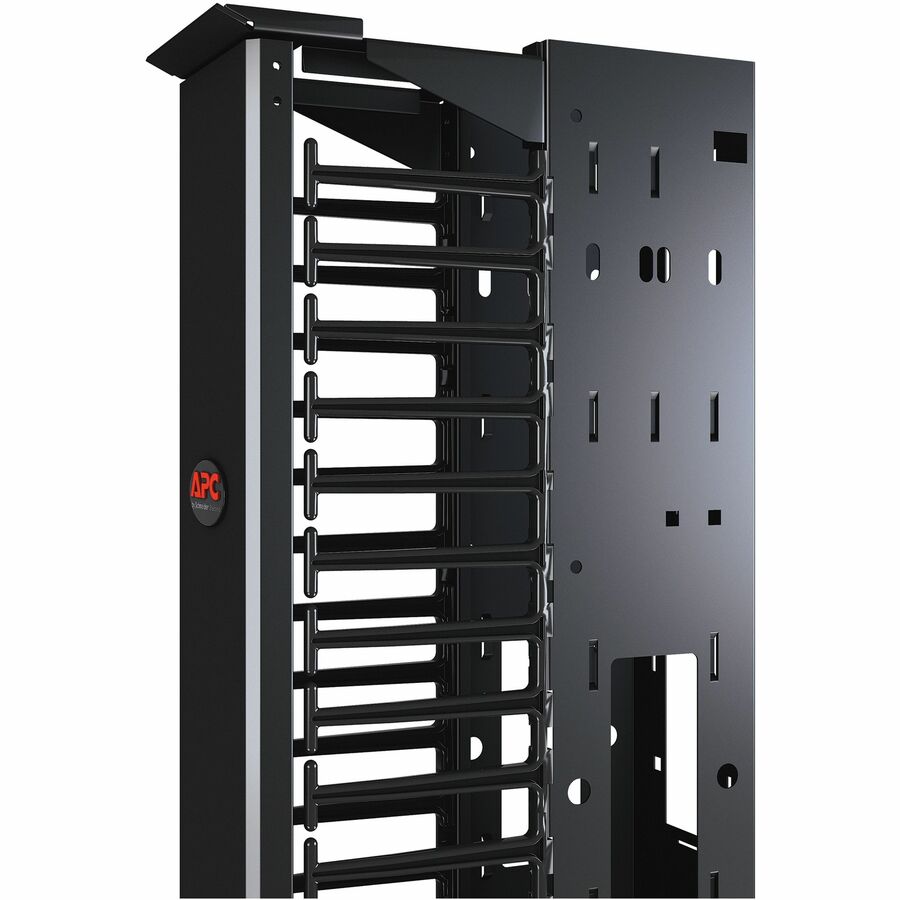 Performance,Vertical Cable Manager for 2 & 4 Post Racks, 84"H x 6"W, Double-Sided with Doors — AR8625