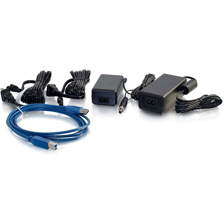 C2G 4-Port USB Extender - USB 3.1 Over Cat6a Transceiver to Receiver kit — 29523