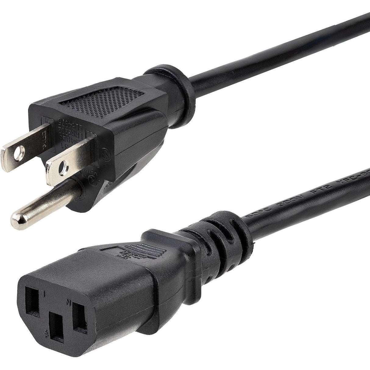 StarTech.com 6 ft Standard Computer Power Cord - NEMA5-15P to C13 - Power cable - 10 Pack — PXT10110PK