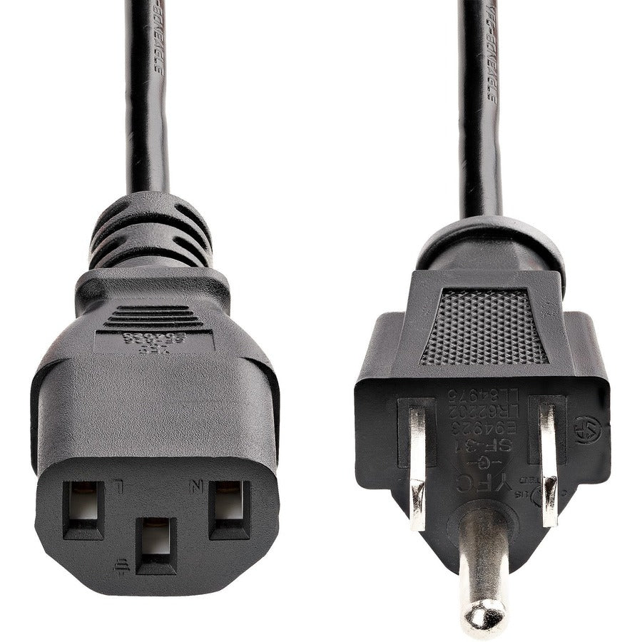 StarTech.com 6 ft Standard Computer Power Cord - NEMA5-15P to C13 - Power cable - 10 Pack — PXT10110PK