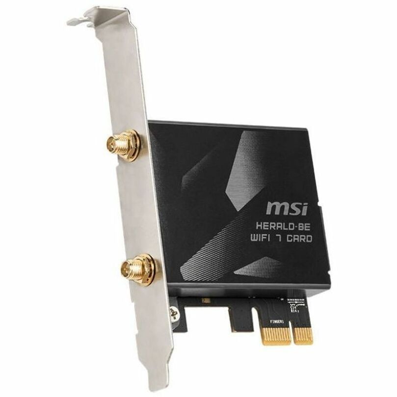 MSI HERALD-BE IEEE 802.11be Bluetooth 5.4 Tri Band Wi-Fi/Bluetooth Combo Adapter — HERALDBWIFI7MAX