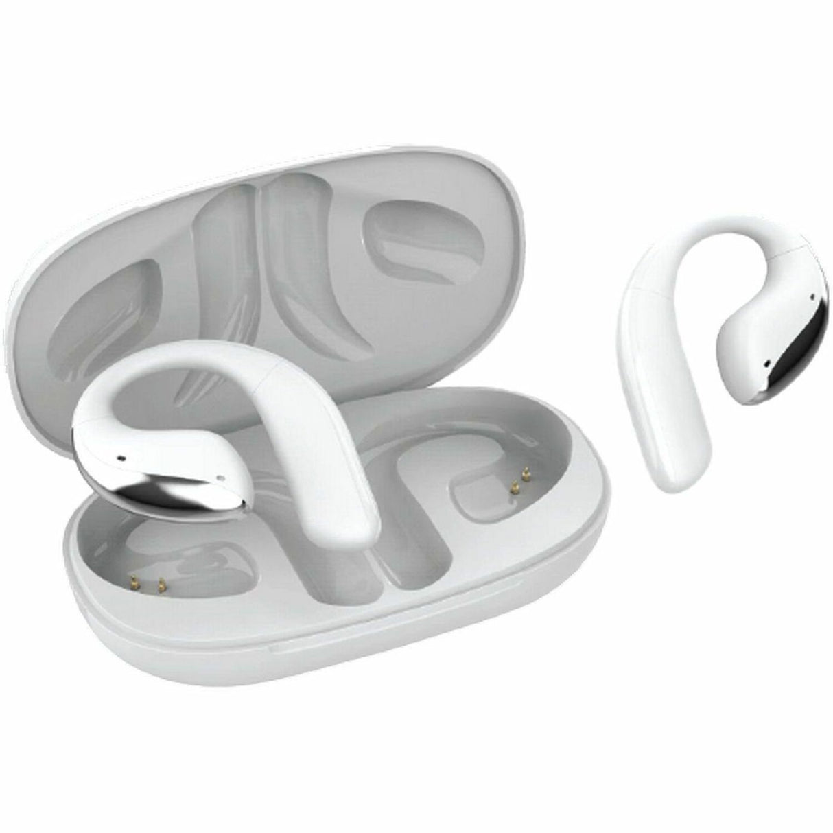 Adesso XTREAM T6 Open-Ear Bluetooth Earbuds with Touch Screen Charging Case — XTREAM T6