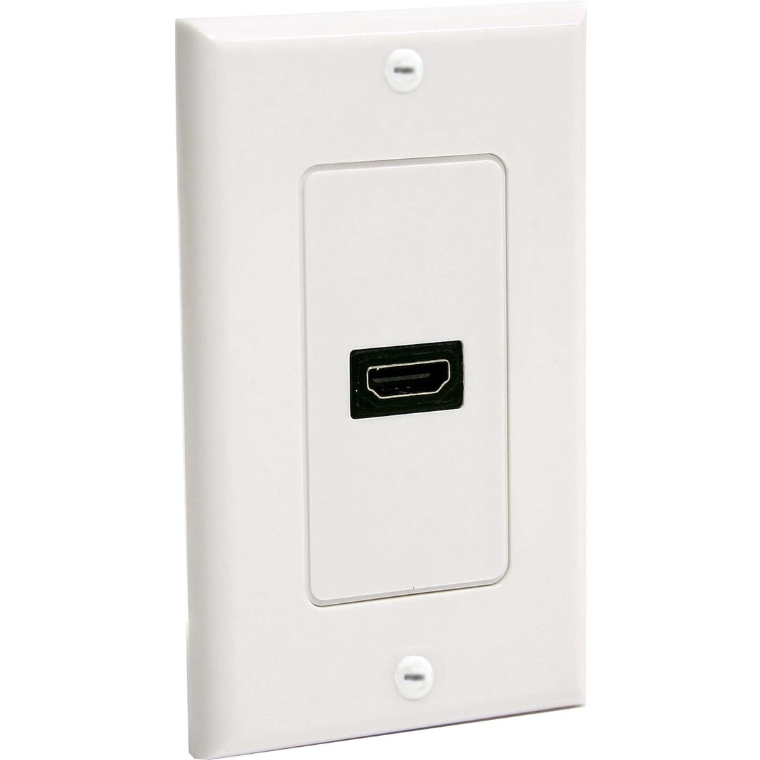 StarTech.com Single Outlet Female HDMI�® Wall Plate White — HDMIPLATE