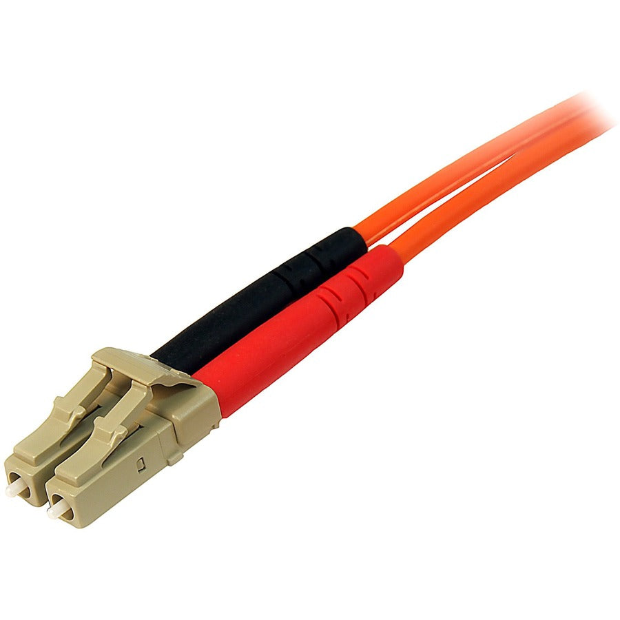 StarTech.com 1m Fiber Optic Cable - Multimode Duplex 50/125 - LSZH Fiber Jumper Cord - LC/LC — 50FIBLCLC1