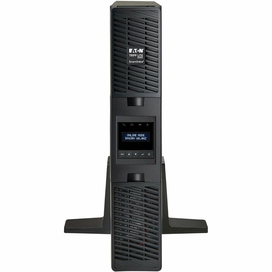 Eaton Tripp Lite Series SmartOnline 1500VA 1350W 120V Double-Conversion Sine Wave UPS - 8 Outlets, Extended Run, Network Card Option, LCD, USB, DB9, 2U Rack/Tower — SU1500RTXLCD2U