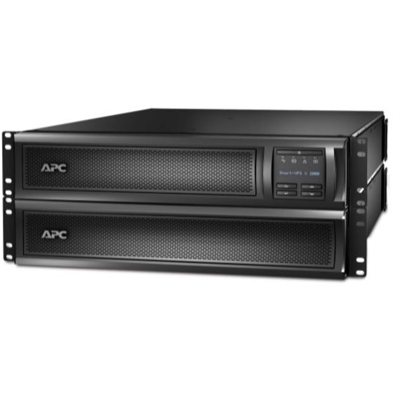 APC Smart-UPS X, Line Interactive, 2000VA, Rack/tower convertible 2U, 100V-127V, 3x 5-15R+3x 5-20R+1x L5-20R NEMA, NMC, Extended runtime — SMX2000RMLV2UNC