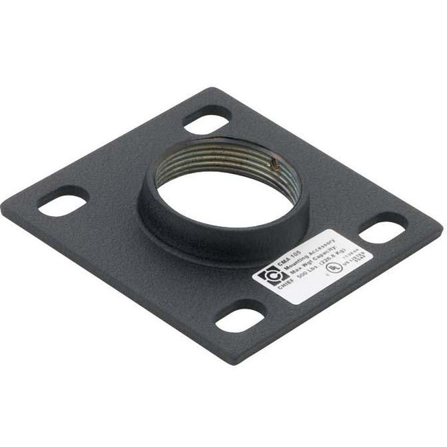 Chief 4" Ceiling Plate - Black — CMA105