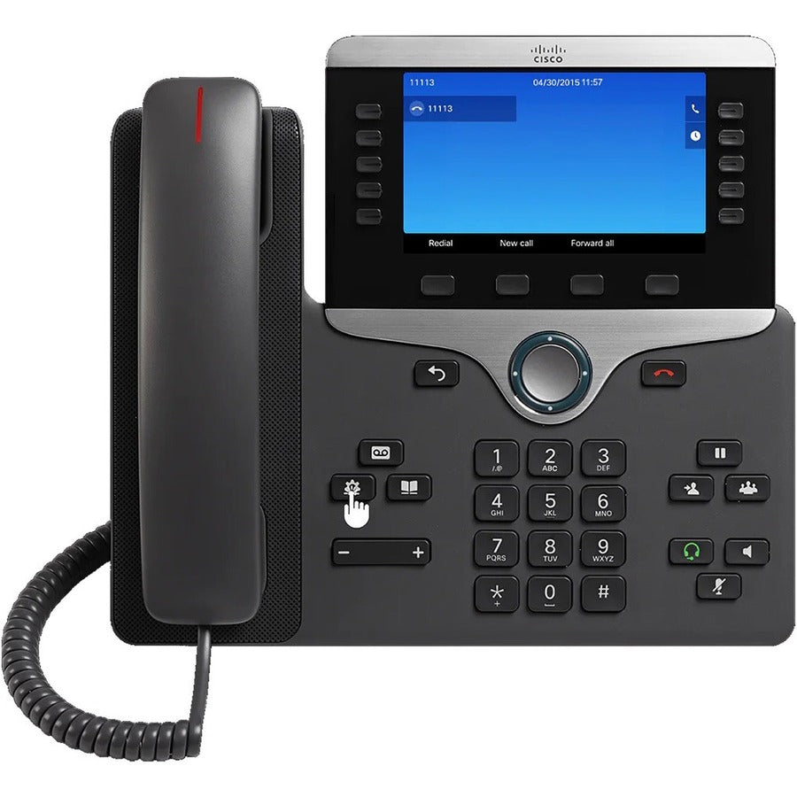 Cisco 8841 IP Phone - Wall Mountable - Black — CP-8841-3PW-NA-K9=