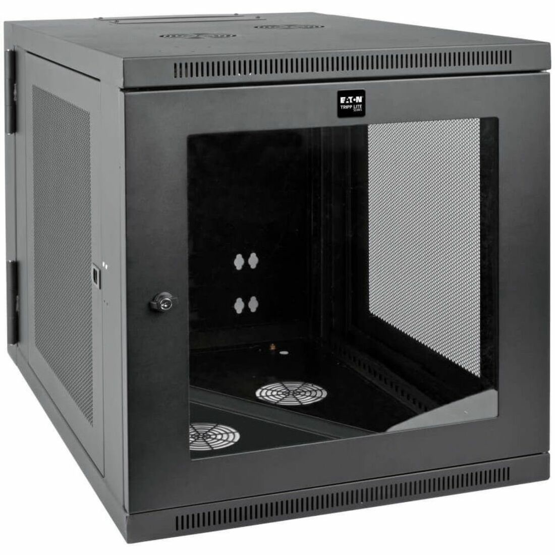 Eaton Tripp Lite Series SmartRack 12U Server-Depth Wall-Mount Small Rack Enclosure, Clear Acrylic Window, Hinged Back — SRW12US33G