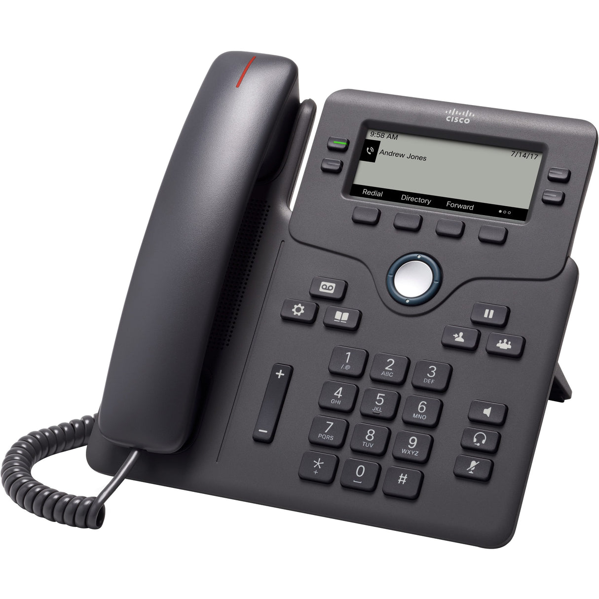 Cisco 6841 IP Phone - Corded - Corded - Charcoal — CP-6841-3PW-NA-K9=