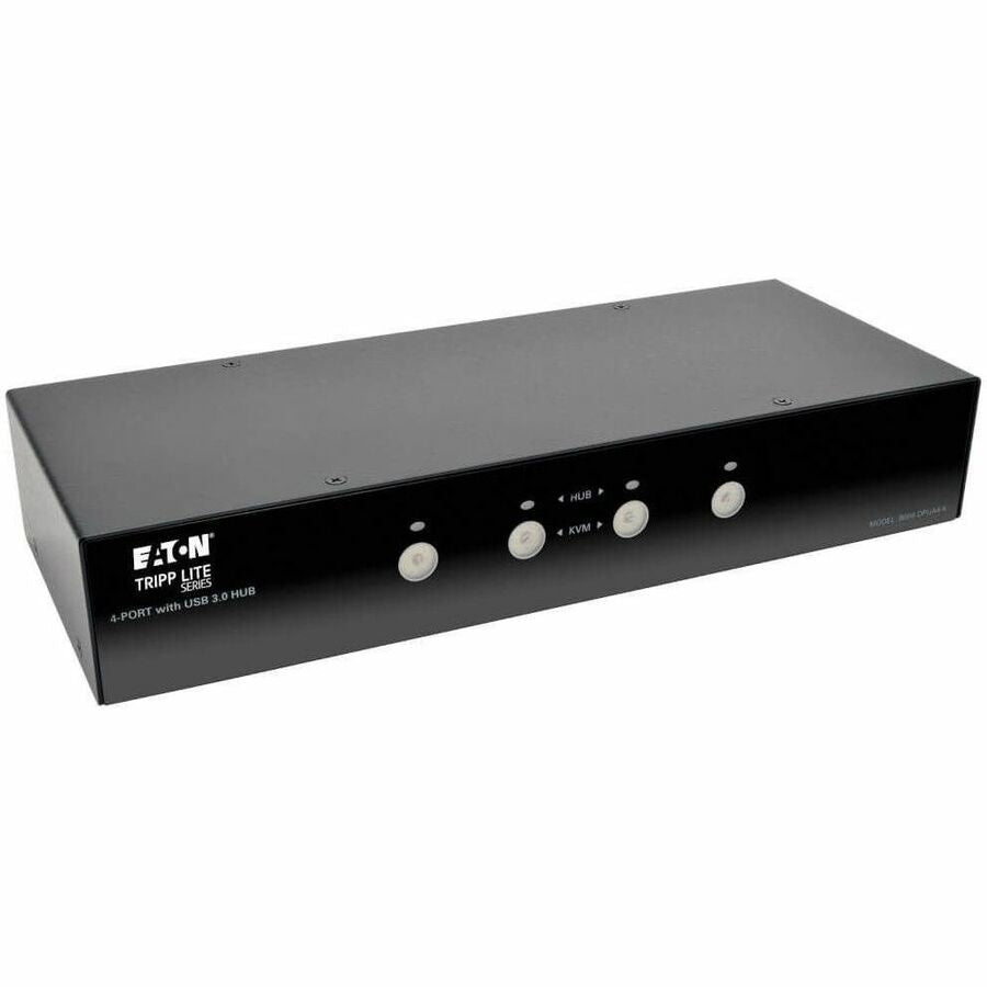 Eaton Tripp Lite Series 4-Port DisplayPort KVM Switch with Audio, Cables and USB 3.0 SuperSpeed Hub — B004-DPUA4-K