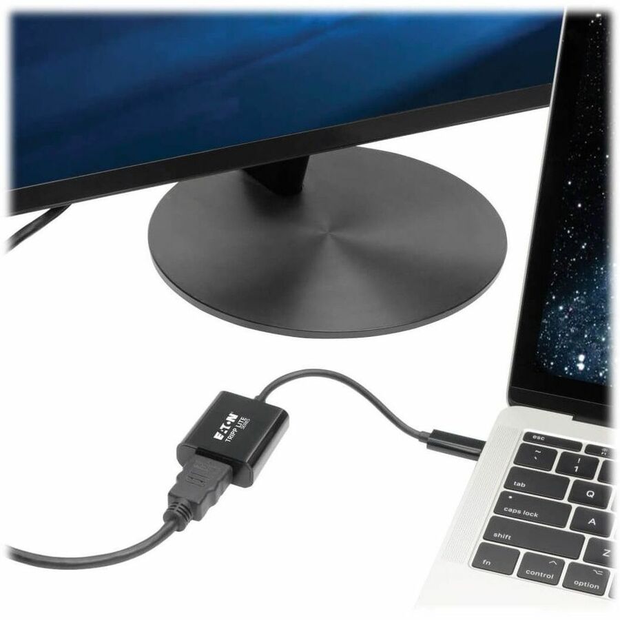 Eaton Tripp Lite Series USB-C to HDMI 4K Adapter with Alternate Mode - DP 1.2, Black — U444-06N-HDB-AM
