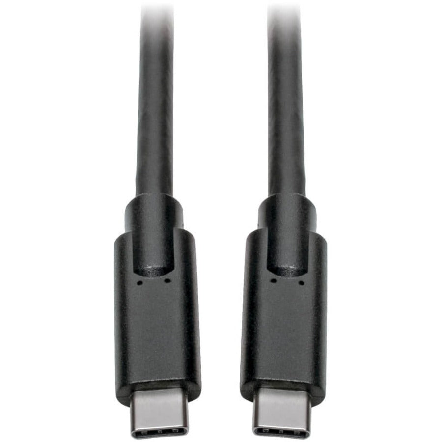 Eaton Tripp Lite Series USB-C Cable (M/M) - USB 3.2, Gen 1 (5 Gbps), Thunderbolt 3 Compatible, 10 ft. (3.05 m) — U420-010