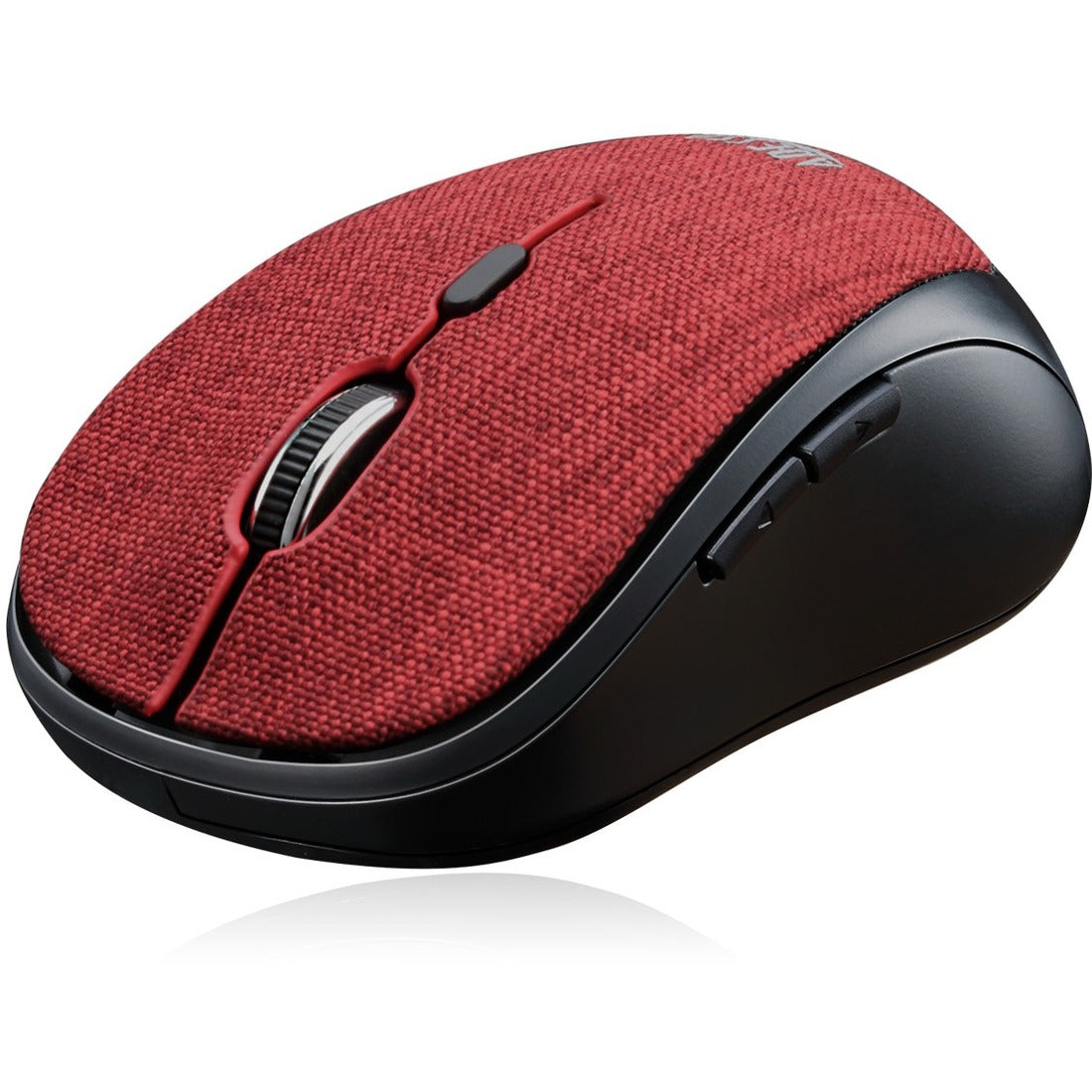Adesso iMouse S80R - Wireless Fabric Optical Mini Mouse (Red) — iMouseS80R