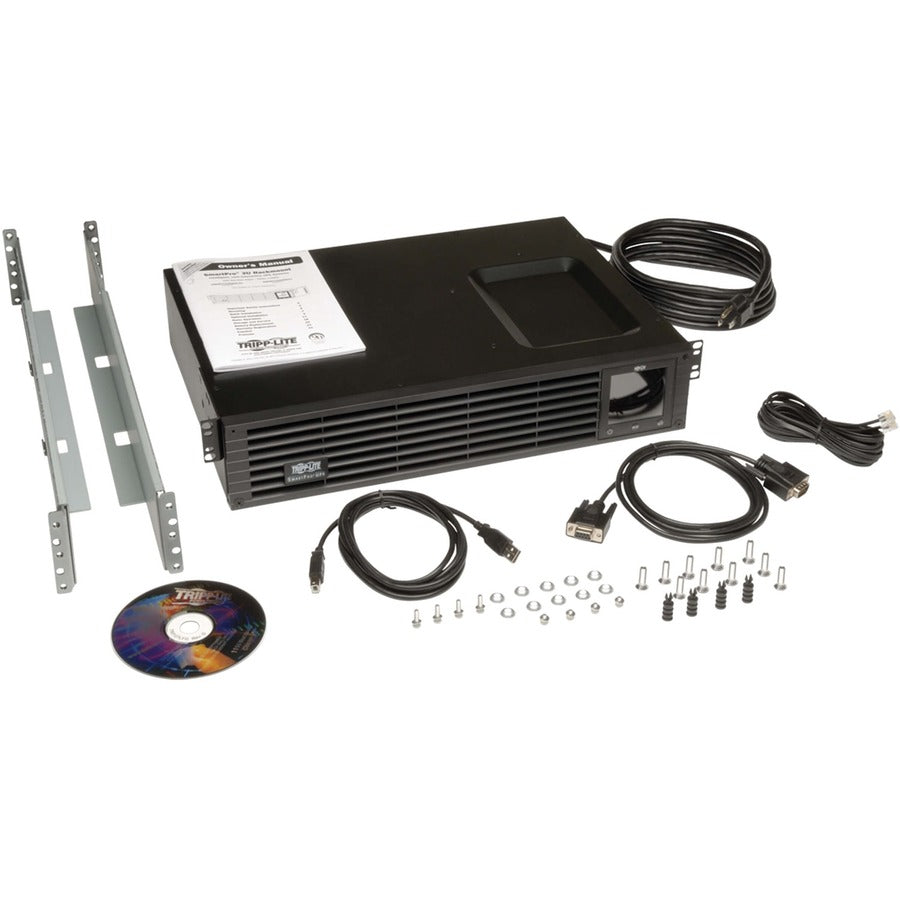 Eaton Tripp Lite Series SmartPro 120V 1000VA 800W Line-Interactive Sine Wave UPS, 2U, WEBCARDLX, LCD, USB, DB9, 6 Outlets — SMART1000RM2UN