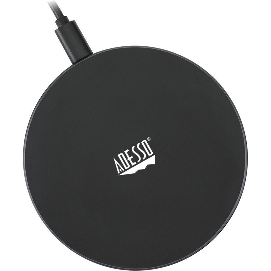 Adesso 10W Max Qi-Certified Disc-Style Wireless Charger — AUH-1010