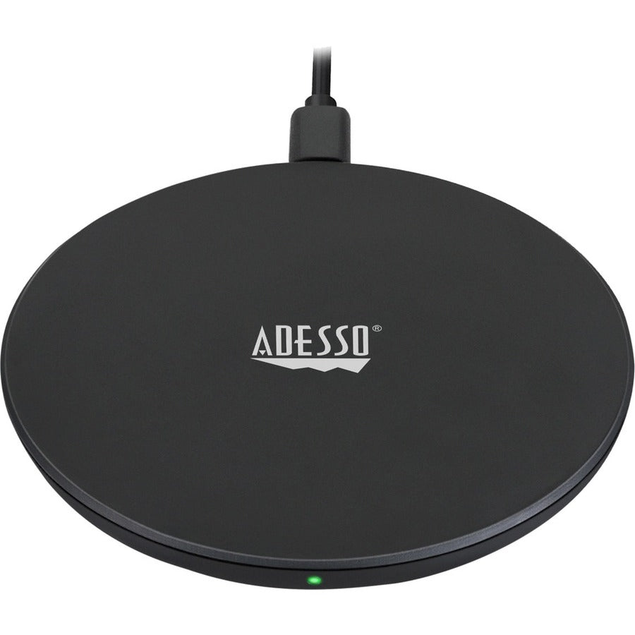 Adesso 10W Max Qi-Certified Disc-Style Wireless Charger — AUH-1010